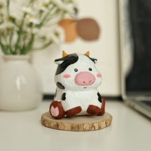 Đồ Trang Trí Bàn Làm Việc Bằng Gỗ Thủ Công Hình Con Vật Của Năm Trong Bùa May Mắn Đồ Trang Trí Dễ Thương Giúp Giảm Căng Thẳng Trang Trí Văn Phòng Quà Tặng Dễ Thương