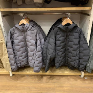 Cloud Ancient U Home 2024 Autumn Winter New Lightweight Waterproof Air Cotton Jacket Hooded Outerwear for Men And Women