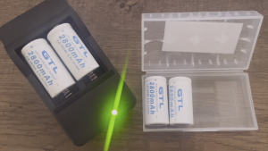 【Manila In-Stock Inventory】GTL original 3.7V 2800mAh16340 Battery CR123A Rechargeable Batteries Lithium Li-ion Laser Pen Batter With charger