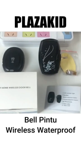 Bel Pintu Wireless Tahan Air – 36 Nada dan Colokan EU | Praktis Tanpa Kabel