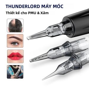 Bộ 20 Kim Phun Xăm Hình Thunderlord 1R Round Liner Hệ Thống Màng Mực Trang Điểm Vĩnh Cửu Dùng Được Cho Máy Xăm Đa Năng