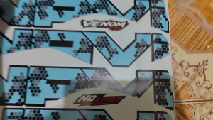 Honda Navi Beehive Decals - Laminated Machine Cut Naver Fade Premium Print Easy to Install