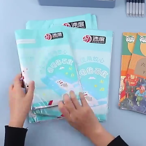 30 Sheets Book Cover Transparent Waterproof Plastic Book Cover School Supplies Book Wrapper