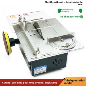Mini Precision Table Saw Multifunctional Electric Sander Small Woodworking Desktop Cutting Machine Microartisan W3 Model