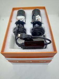 đèn pha bi titan Y9S 65w siêu sáng có trợ pha laze chân cắm h4