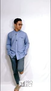 Baju Koko KATUN MADINAH Ukuran M L XL Lengan Panjang Polos Pria Laki Laki Dewasa Remaja Muslim Muslimin Model Terbaru Adem Tebal Kemeja Pakaian Ngaji Sholat Kerja