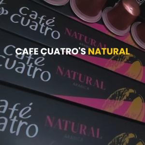 cafe4ph NATURAL Specialty Coffee Farm-to-Cup Series in Nespresso Compatible Aluminum Capsules -10 PINK PODS