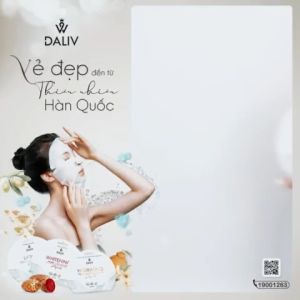[ Tặng 4 miếng ] Combo 10 Mặt nạ Daliv nâng cơ tinh chất Vitamin A ngăn ngừa lão hóa 30g