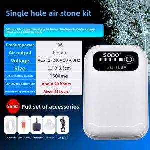 SOBO | Portable Charging Oxygen Pump For Fish Tanks