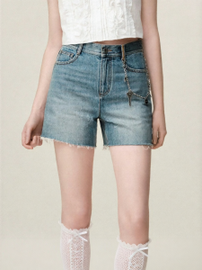 AIVEI | Summer Casual Straight Ripped Denim Shorts