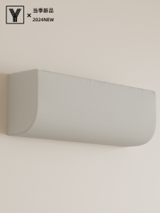 Bộ Ấm Áp Chống Bụi Cho Máy Lạnh Treo Bằng Vải Nhung Đàn Hồi Mới 2024 Của Yu Zhi Pan Du Bảo Vệ Chống Gió