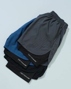 Quần Đùi Short Thể Thao Ngắn 2 Lớp Tập Gym Nam KSM Store Túi Zip Có Lỗ Thoát Khí Phù Hợp Chạy Bộ Q263