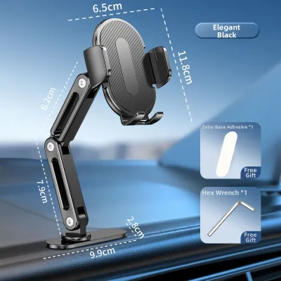 Magnetic Foldable Car Phone Holder Metal Base