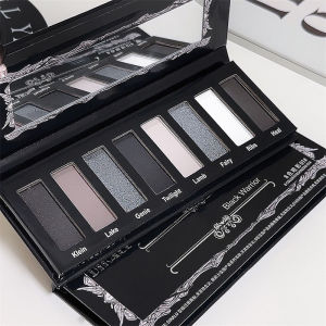 Smoky Eyeshadow Palette 8 ColorsMatte Shimmer Metallic Long Lasting Waterproof Makeup Kit for Women Party Halloween Cosplay