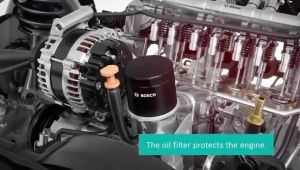 Bosch Oil Filter for Hyundai Grand Santa Fe Santa Fe Staria Tucson Kia Sorento Sportage