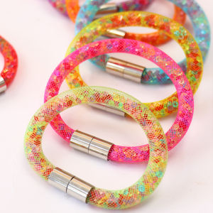 เครื่องประดับ DIY สำหรับเด็กอนุบาล วัสดุงานฝีมือ สร้อยข้อมือลูกปัดลูกปัด สร้อยคอ ของเล่นสำหรับเด็กผู้หญิง