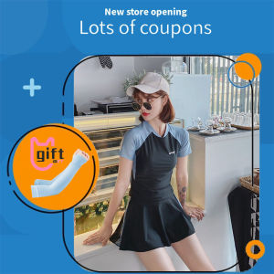 【Mermaid swimsuit】 swimming suit for women beach wear for women  swimming suit dress  2 piece swimsuit women high-waisted blue conservative swimming suit women swimsuit  swimsuit for women ready stock 泳衣女装保守 泳衣女大码 显瘦swimming suit women plus size