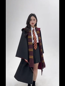 เสื้อคลุมแฮรี่ เสื้อคลุมพ่อมด ชุดฮาโลวีน ชุดพ่อมด เหมาะสำหรับงานธีมแฟนตาซี เช่น งานฮาโลวีน