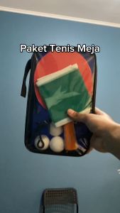 WANNAFIT Paket Bet / Bat Tenis Meja | Raket Pingpong / Ping Pong Bola Net Tas | Alat Olahraga