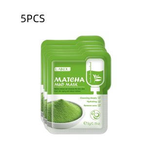 Green Tea Clay Mask 100g Skincare Gentle Cleansing Pore Minimizing Oil Control Facial Treatment Soothing Moisturizer Skin Care