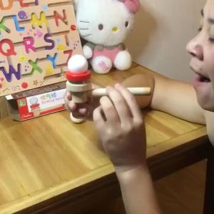 Wooden Blowing Balloons Children Early Educational Toys Lung Training Tool Outdoor Sport Game Toys for Kids