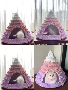 MIAW COCA COLA Rumah Kucing Kandang Anabul Mainan Kucing Sarang Alas Tempat Tidur Anjing Kucing