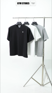 Áo Thun Trơn Nam Tay Lỡ GYM STORE – Chất Cotton Mềm Mịn Form Relax Fit Logo Ong Thêu - Mặc Đẹp Tự Tin