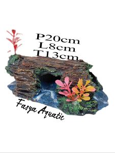 aquarium Aquascape Hiasan aquarium gua pohon roboh
