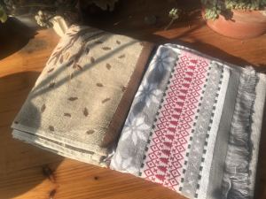 Christmas Style Pure Cotton Face Towel Washcloth Small Pillowcase 41*63cm Home Textile Bathroom Accessories