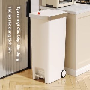 MMZECE | High-capacity Elegant Pedal Trash Can