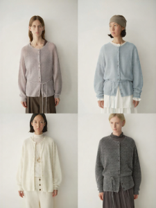 INSIS FEMME | Merino Wool Loose Knit Cardigan