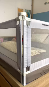 (Mẫu Mới) Thanh Chắn Giường Cho Bé 2025 Nâng Cấp Thanh Chắn Giường Bamboo Nâng Hạ 1 Bên Cao Tối Đa 98cm