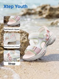 XTEP | Breathable Durable Open-Toe Anti-Slip Fastening Sandals
