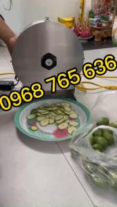 Máy thái cóc xoài chạy điện năng suất lớn - Bảo hành 12 tháng