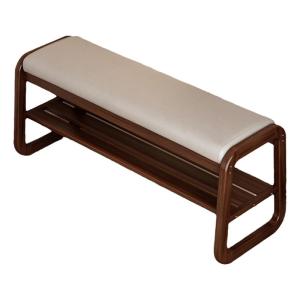 CHUJUN | Ghế Đệm Nhẹ Gỗ Cứng Có Kệ Để Giày
