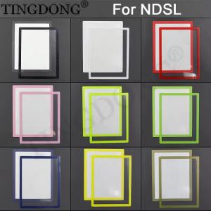 1Set Top Upper Lower Bottom LCD Screen Frame Cover For NDSL NDS Lite Game Console Plastic Lens Replacement