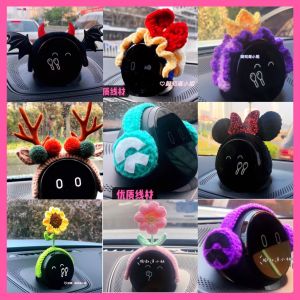 Nomi Car Hat Hairband Clip No Damage Installation Stable Decoration No Glue Universal Fit Car Interior Accessories