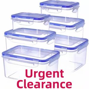 Microwaveable Sealed Plastic Bento Box Moisture-proof