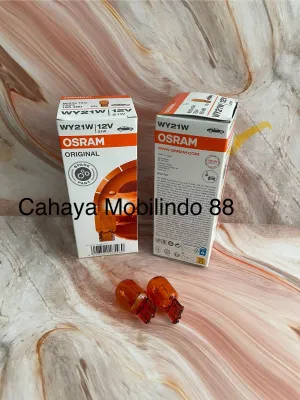 Osram T20 WY21W 12v 21w Amber - Lampu Sein Tancap 7504