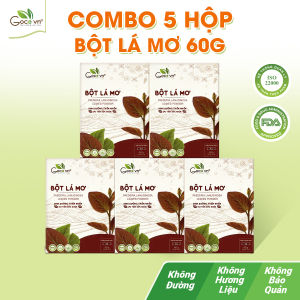 Combo 5 hộp Bột lá mơ nguyên chất Goce - 5x60g