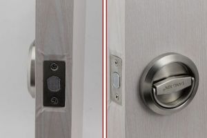 ล็อคที่สุดท้ายของทรงกลมแบบฝังสแตนเลสสำหรับห้องนั่งเล่นห้องนอนกล่องเครื่องมือห้องน้ำล็อกเกอร์ออกแบบแหวนดึงที่ซ่อนอยู่