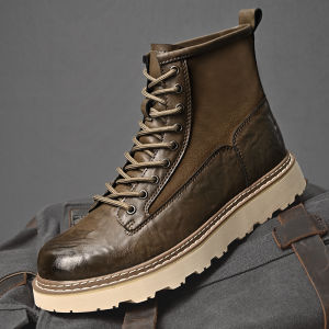NUDANLAI | High-top Thick-sole Retro Work Boot
