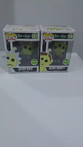 Funko Pop! Animation Rick and Morty Alien Rick and Alien Morty Figures 337 338
