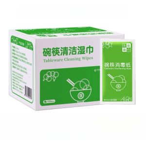 Travel Portable Dish Cleaning Disinfection Tablets for Utensils Bowls And Chopsticks Outdoor Picnic Emergency Sanitizing Wipes