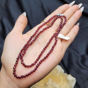 Chuỗi 3v garnet nhí cắt giác  - Phong Thủy TUDO