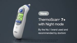 (Original) Braun Thermoscan 7+ Plus Series IRT6525 Ear Thermometer (Warranty 2 year)