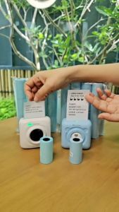 กระดาษสติ๊กเกอร์ แบบปกติ/เว้นขอบ peripageแท้!!!  สติ๊กเกอร์ปริ้น 57mm  กันน้ำ จัดส่งตลอด 24 ชั่วโมง