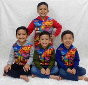 jaket anak cars / jaket anak mcqueen / jaket anak mobil
