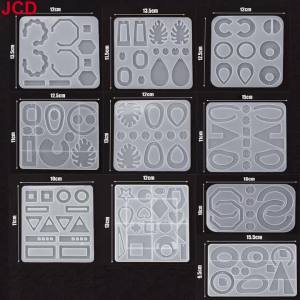 JCD Earring Resin Molds Jewelry Casting Molds Silicone Pendent Epoxy Resin Molds for Women Earrings DIY Jewelry Making Supplies