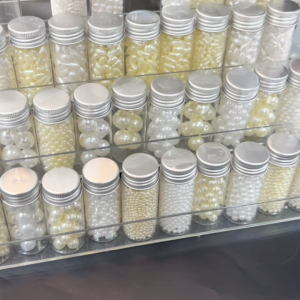 Manik Mutiara Beras / Tetes Air [50-100pcs] - Untuk Bracelet Tangan Kalung DIY Rajut & Craft - Manik Oval Warna-Warni